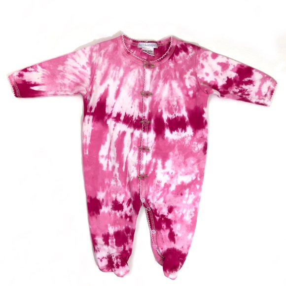 tie dye baby pajamas